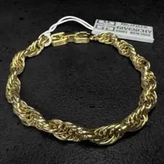 未使用✨GIVENCHY ツイストチェーン　ゴールドブレスレット