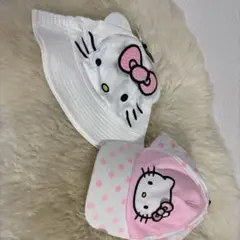 新品　キティ　帽子　キャップ　H&M キッズ セット　ハット