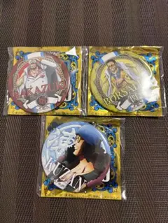 ワンピース　輩缶バッジ　三大将セット