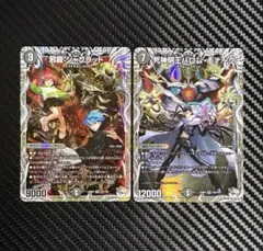 邪龍ジャブラッド　死神明王バロムモナーク　キャラプレミアムトレジャー　2枚セット