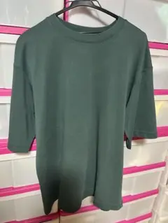 UNIQLO U 半袖Tシャツ ダークグリーン L