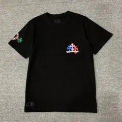 CLOTHING カラフルリボン ブラックTシャツ