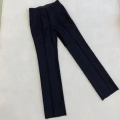 ⭐️ブランド不明⭐️ ストレートパンツ　オフィスカジュアル　ネイビー