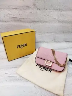 フェンディ NANO BAGUETTE CHARM ミニショルダー SH906