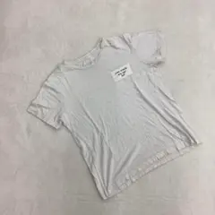 FLAVOR TEETシャツ ホワイト プリント 綿100% クルーネックF