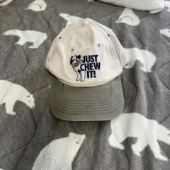 JUST CHEW IT! 犬デザインキャップ