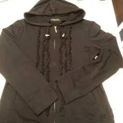 インゲボルグ☆フリルパーカーとカットソーのセット☆黒
