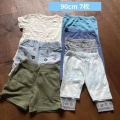 ユニクロ　キッズ服　90cm ベビー服セット 7枚　中古美品