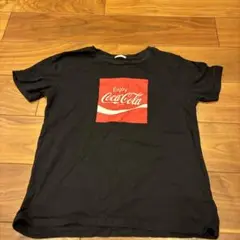 Coca-Cola ロゴ Tシャツ Lサイズ 黒