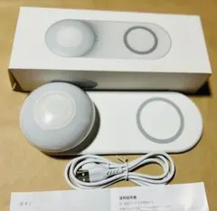 【現品限りの大特価❣❣❣】ワイヤレス充電器　ナイトライト　2way　お洒落♪