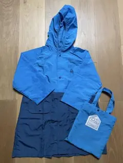 OCEAN&GROUND キッズレインコート　ブルー