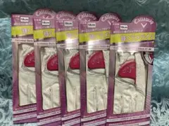 Callaway キャロウェイ　レディース　ゴルフグローブ　片手用　18 ５点
