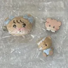 ラテ mikko フィギュア ＋ 前髪クリップ　3点セット