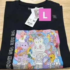 UNIQLO ラブブ ポップマート コラボ Lサイズ　ブラック