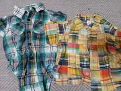 GAP チェック柄シャツ 2点セット