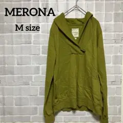 匿名配送✨️MERONA オリーブグリーン パーカー 【M】
