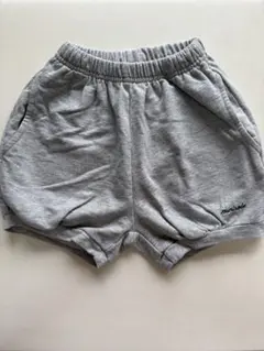 【試着のみ】minirobe グレー ハーフパンツ
