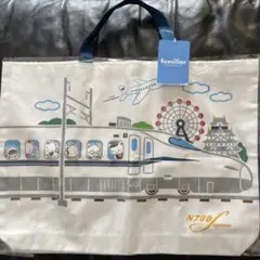 ファミリア マチ付きトートバッグ 新品