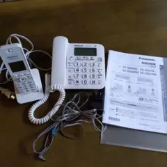 Panasonicコードレス電話機VE-GD26-W