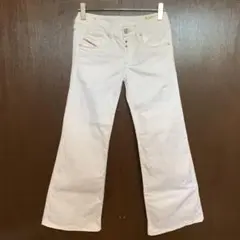 ディーゼル YBO WASH 008UC STRETCH 白 ホワイト W27