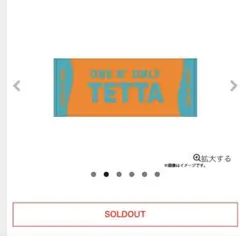 【最安値新品未開封匿名発送】ONE N' ONLY ワンエン TETTA タオル