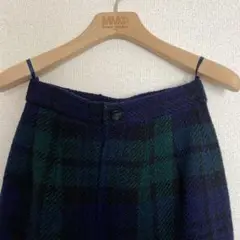 YORKLAND タータンチェックスカート　ラップ風スカート　サイズ9