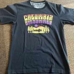 Columbia Tシャツ 黒　サイズL デザインが良い‼️
