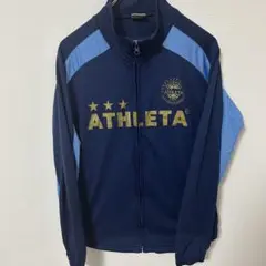 ATHLETA サッカー ジャージ トップス ネイビー Sサイズ