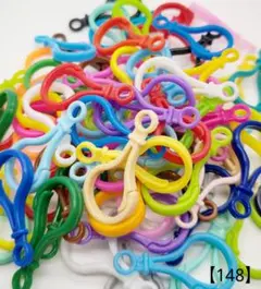 【148】プラスチックナスカン 51㎜ 50個 450円