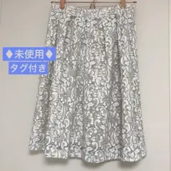 ♦︎未使用 タグ付き♦︎ 総レーススカート ホワイト