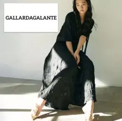 GALLARDAGALANTE カシュクールプリーツマキシワンピース