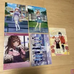 キャラクタークリアファイル5枚