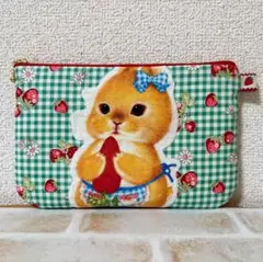 ＊ネスホーム＊うさぎ 20cmファスナーポーチ
