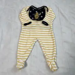 プチバトー ロンパース スタイ 足つき ふゆ