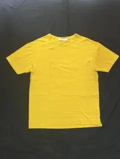 美品 ESTNATION エストネーション 山吹色 マスタード Tシャツ