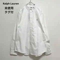 【RalphLauren】ラルフローレン　未使用　タグ付　ロゴ刺繍　ボタンシャツ