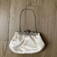 美品／Fines／パーティーバッグ／クラッチバッグ／サテン