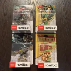 ゼルダの伝説 リンク amiibo 4体セット