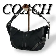 極美品 COACH 323 ワンショルダー Ý2k 00s ホーボー black