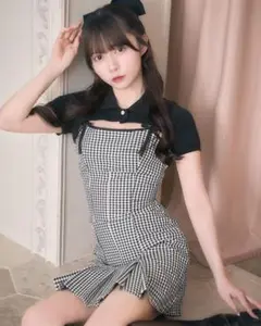 ミシェルマカロン ショートボレロアンサンブルギンガムワンピ