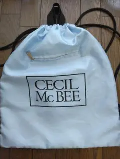 CECIL McBEE　セシルマクビー　ナップザック　ライトブルー