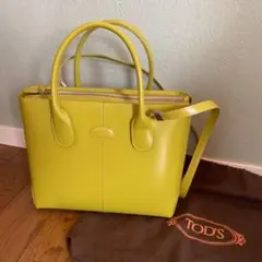 【ほぼ未使用】TODS レザー バッグ