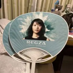 有村架純の団扇(REGZAバージョン)