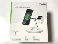 【美品】Belkin 3 in 1 MagSafeワイヤレス充電器 Qi2対応