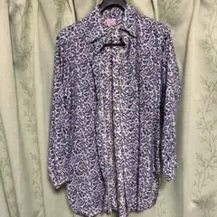 80s Brooks Brothers ペイズリー柄長袖シャツ 16-R