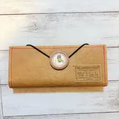 ハンドメイド♡蝋引きペーパー蛇腹ファイル