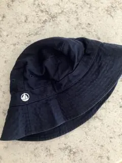 プチバトー ネイビー バケットハット 53cm