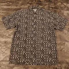 CHEROKEE 総柄コットン半袖シャツ Mサイズ ドミニカ共和国製　4490