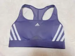 adidas パープル スポーツブラ