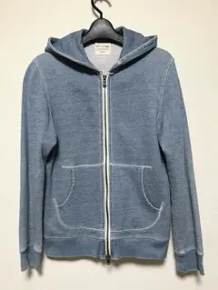 シップス SHIPS ジップパーカー　ブルー　M